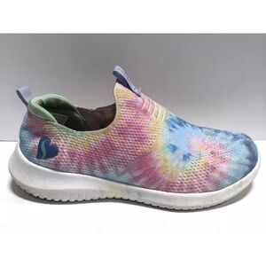 Skechers Big Kids’ Ultra Flex Groovin Sneakers, Girls’ Size 2.5 M.